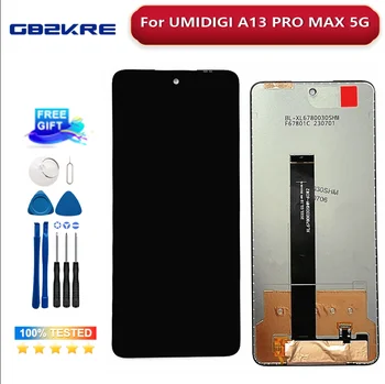 100% Протестированный Оригинал Для UMIDIGI A13 PRO MAX 5G ЖК-дисплей с Сенсорным экраном Дигитайзер В Сборе LCD Touch Для A13PROMAX 5G LCD