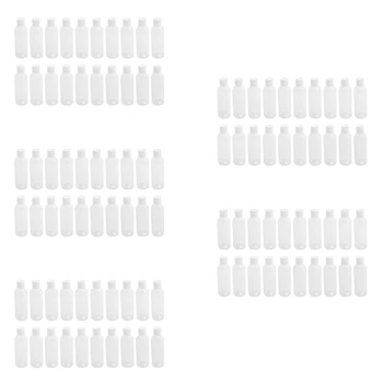 100 Штук Пластиковых Бутылок для Шампуня Объемом 100 мл Пластиковые Бутылки Для Путешествий Контейнер Для Косметического Лосьона