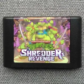 16-битная игровая карта SOR2 Shredder's Revenge для Mega Drive Genesis
