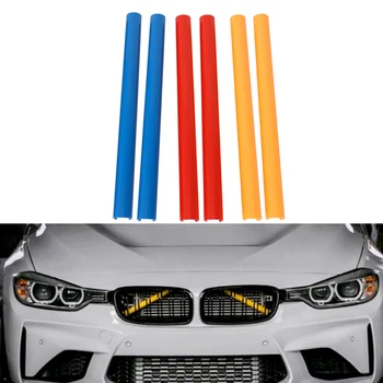 2 шт. Накладка на Переднюю Решетку Радиатора для BMW F10 F11 F02 F30 F32 3, 4, 5 Серии, Спортивный Стайлинг Автомобиля, Декоративная Рамка Крышки F20 F21 F22 F23