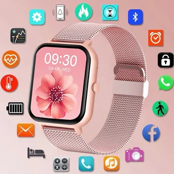 2023 Новые Смарт-часы ZL54C с Голосовым Ассистентом Набора номера для Android IOS Водонепроницаемые Музыкальные Часы Bluetooth с Полным Касанием Смарт-Часов