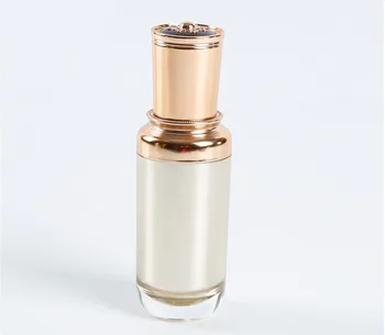 30 мл золотая пластиковая акриловая бутылка сыворотка/лосьон-основа/эмульсия/эссенция, тонизирующая жидкость, отбеливающая косметическая упаковка для ухода за кожей