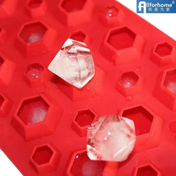 3D Алмазный драгоценный камень Силиконовая форма для кубиков льда, форма для печенья, шоколада, помадки, эпоксидная смола, глина, ремесло, искусство ручной работы, формы для льда 