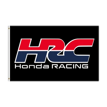 3x5 Футов Новый Флаг Мотоцикла HRC Из Полиэстера, Подвесной Автомобильный Баннер для Декора