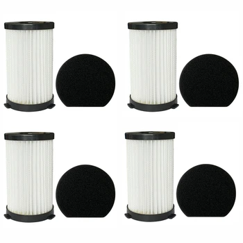 4X Сменный Комплект Моющихся Hepa-фильтра и губки Для Moosoo D600 D601 С Проводным Пылесосом Запасные Аксессуары