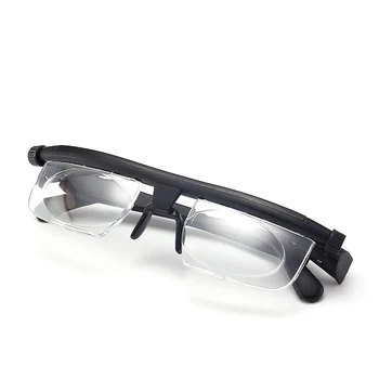 Adlens Focus Регулируемые Мужские Женские Очки Для Чтения, Очки для Близорукости -от 6D до + 3D Диоптрий, Увеличивающие Переменную Силу