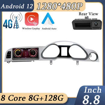 Android 12 Для Audi A6L A6 C6 RHD 2005-2012 Система Автомобильный радио Мультимедийный Плеер Carplay GPS Навигация BT WIFI 4G Стерео авто