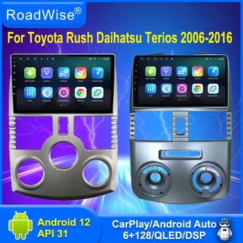 Android Автомобильный Радиоприемник мультимедиа Carplay для Toyota Rush Daihatsu Terios 2006 2007- 2015 2016 4G Wifi GPS Nav iDVD 2Din BT Авторадио