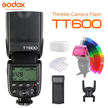 Godox TT600 GN60 Беспроводная вспышка Speedlite для камеры 2,4G со встроенной Системой запуска для Canon Nikon Pentax Olympus Fuji SONY