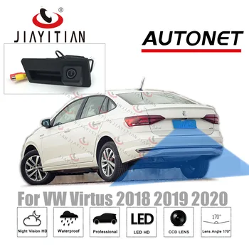 JIAYITIAN Ручка багажника автомобиля камера Для Volkswagen VW Virtus 2018 2019 2020 ccd HD камера заднего вида Парковочная Резервная камера заднего вида