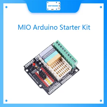 MIO Arduino Starter Kit с платой расширения, модулями ввода-вывода M5S и ПЛК – совместим с Arduino UNO / Leonardo