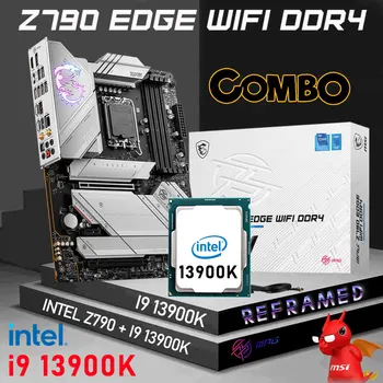 MSI MPG Z790 EDGE WIFI DDR4 Intel Z790 Материнская плата Комбинированная i9 13900 K LGA 1700 процессор Intel 13th Gen Core i9 13900 K Комплект процессоров i9 Новый