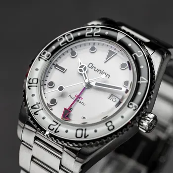 Proxima PX1702 GMT 6460 Роскошные спортивные Мужские Автоматические механические часы BGW9 Со Светящимся Двунаправленным безелем Сапфировые часы для погружения на 20 бар