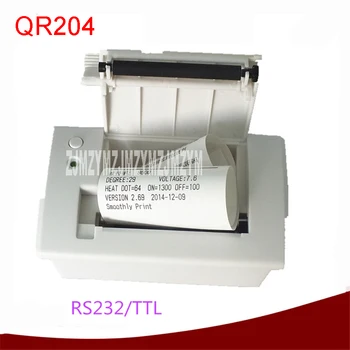 QR204 58 мм Супер Мини Встроенный термопринтер для чеков с низким уровнем шума Дополнительный порт USB RS-232/TTL Другой принтер 5 В-9 В постоянного тока 12 В