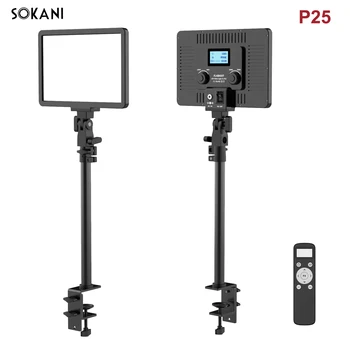 Sokani P25 LED Video Light Panel Заполняющая Лампа Для Фотосъемки 2800K-8000K Для Прямой трансляции Киберспортивных встреч в фотостудии