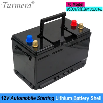 Turmera 12V Автомобильный Аккумуляторный Блок Автомобильные Пусковые Литиевые батареи в виде Ракушки для 70 серий 95D31 95D26 105D31-L Заменяют Свинцово-Кислотное Использование