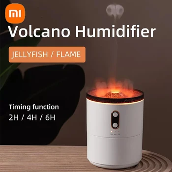 Xiaomi Вулканическое пламя, диффузор эфирного масла, Увлажнитель воздуха, USB Портативный Очиститель, Ночник, Лампа, Увлажнитель