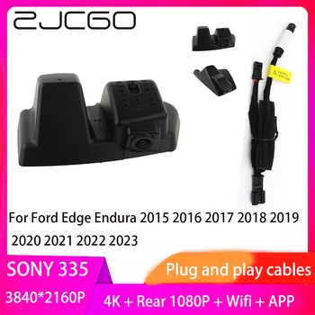 ZJCGO Подключи и играй видеорегистратор Dash Cam UHD 4K 2160P Видеомагнитофон для Ford Edge Endura 2015-2023
