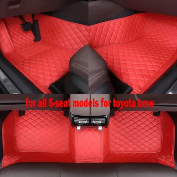 Автомобильные коврики CRLCRT из высококачественной кожи для всех 5-местных моделей toyota bmw Mercedes audi kia для автомобильных аксессуаров