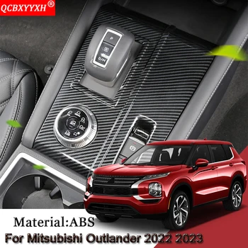 Автомобильный Стайлинг для Mitsubishi Outlander 2022 2023 Салона автомобиля, коробки передач, декоративные рамки, наклейка с блестками, Автоаксессуары