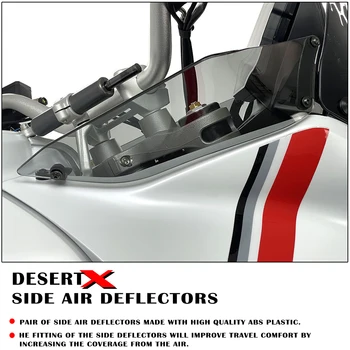 Аксессуары Desert X Мотоциклетные дефлекторы для Ducati Desert X DesertX, Дефлектор бокового ветра, боковые воздушные дефлекторы, Направляющая пластина для воздуха