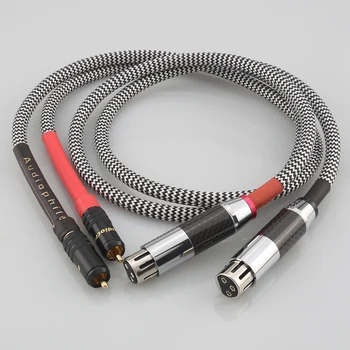 Аудиофильский аудиокабель от 2 штекеров RCA до 2 штекеров XLR HIFI 3-контактный Разъемный соединительный кабель HIFI