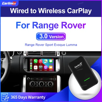 Беспроводной Адаптер CarPlay Carlinkit 3.0 для Range Rover Sport Evoque Lumma 2015-2021 Smart Box Мультимедийная Навигация USB-ключ