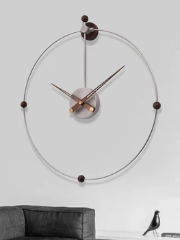 Бесшумные настенные часы для гостиной, домашние минималистичные домашние настенные часы, художественное украшение, простые часы