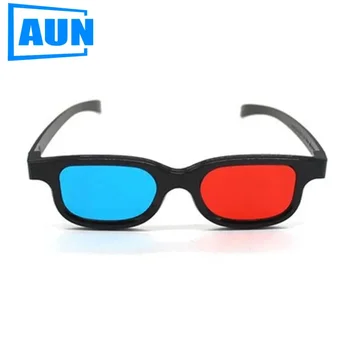 В наличии красно-синие 3D очки AUN для проектора AUN LED TV 4K 1080P Театр