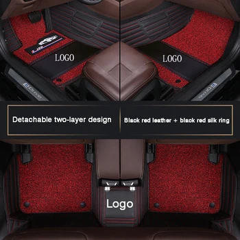 Высококачественный настраиваемый автомобильный коврик HLFNTF с полным объемом для пыле- и водонепроницаемого салона AUDI A4 2010-2014