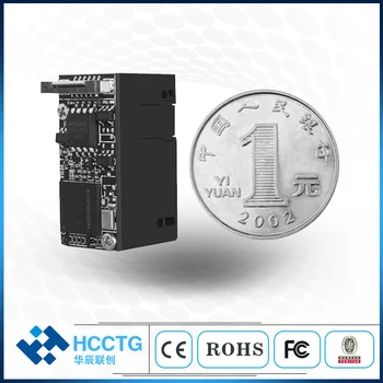 Дешевая цена, Мини 1D 2D RS232 USB Модуль лазерного сканера штрих-кода QR HS-2009M