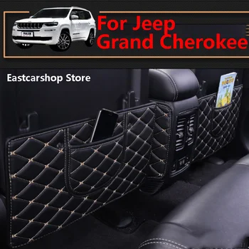 Для Jeep Grand Cherokee WK2 2020 2019 Защита заднего сиденья От Ударов, Чехол Для заднего Подлокотника, Защитный Коврик 2018 2017 2011-2016