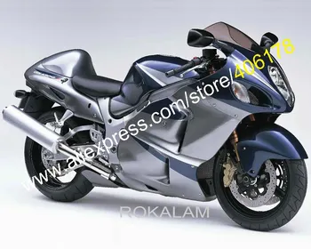 Для Suzuki Hayabusa GSXR 1300 GSX R1300 99-07 GSX-R1300 Синий Серебристый 1999-2007 Мотоциклетный Обтекатель (литье под давлением)