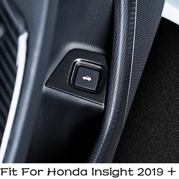 Задняя Крышка Багажника Задняя Дверь Кнопка Включения Рамки Отделка 1 Шт. Подходит Для Honda Insight 2019 Модификация Аксессуаров Из Нержавеющей Стали