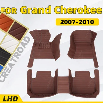 Изготовленные на заказ автомобильные коврики для Jeep Grand Cherokee 2007 2008 2009 2010, автоматические накладки для ног, Автомобильный ковер, аксессуары для интерьера