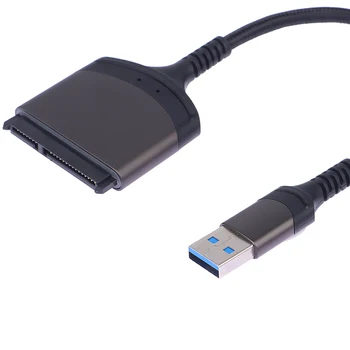 Кабель SATA к USB 3,0/2,0 Со скоростью до 6 Гбит/с для 2,5-дюймового внешнего жесткого диска SSD SSD SATA 3 22-Контактный Адаптер Для Портативного компьютера