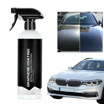 Керамическое Покрытие Для Автомобильной Краски Crystal Wax Spray Наногидрофобное Жидкое Полимерное Олеофобное Средство Для Защиты Автомобиля От Дождя