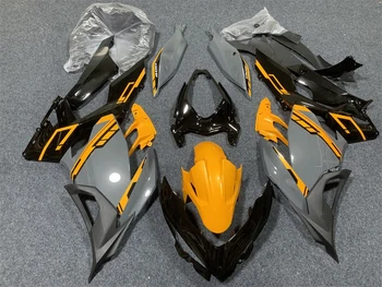 Мотоцикл Весь Комплект Обтекателей подходит Для Ninja400 EX400 EX Ninja 400 2018 2019 2020 2021 2022 2023 обтекатель Кузова оранжевый серебристый