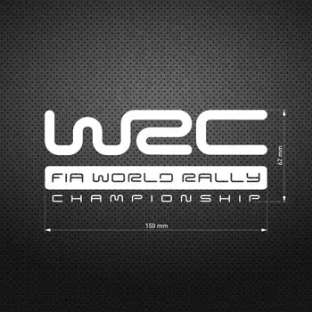Наклейка WRC FIA World Rally Championship виниловые автомобильные аксессуары, гонки на окнах, спорт высоких достижений