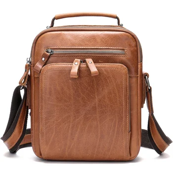 Новая модная повседневная сумка через плечо из натуральной кожи, однотонный рюкзак из воловьей кожи большой емкости