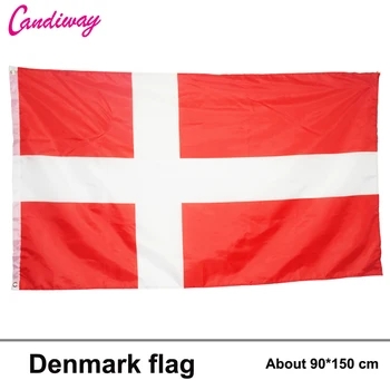 Открытый развевающийся флаг Датский флаг В помещении Без флагштока полиэфирное украшение для дома Высокого качества