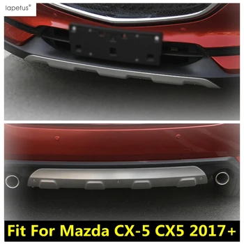 Передний Задний Бампер Противоскользящая Пластина Протектор Молдинг Крышка Комплект Отделки Аксессуары Из Нержавеющей Стали Для Mazda CX-5 CX5 2017-2022 