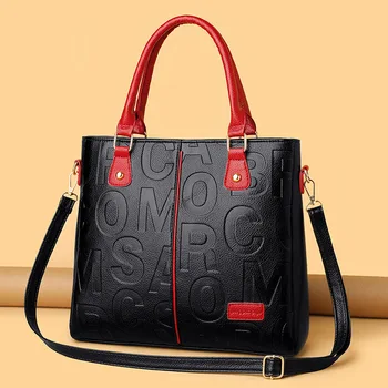 Повседневная сумка через плечо из искусственной кожи, роскошная дизайнерская сумка, женская дорожная сумка большой емкости