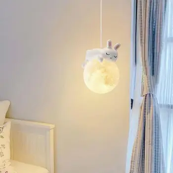 Прикроватный подвесной светильник Светодиодный Светильник для детской Комнаты, спальни, прихожей, Подвесной светильник для спальни, ресторана, балкона, Маленький Мастер-светильник Penda V1f7