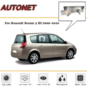 Резервная камера заднего вида AUTONET HD ночного видения для Renault scenic 2 II Renault Grand scenic 2003 ~ 2009/CCD/камера номерного знака