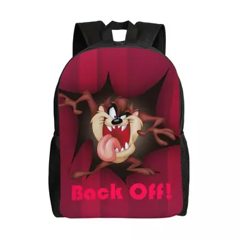 Рюкзак для ноутбука Angry Tasmanians Devil, мужской женский базовый рюкзак для студентов колледжа, сумки с героями комиксов Taz