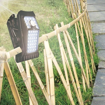 Садовый светильник на солнечных лампах с зажимом, уличный дорожный датчик движения, водонепроницаемое освещение для домашнего декора на открытом воздухе