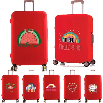 Толстый эластичный защитный чехол для багажа, 18-32-дюймовый чехол для тележки, пылезащитные аксессуары для путешествий, защитные чехлы для чемоданов