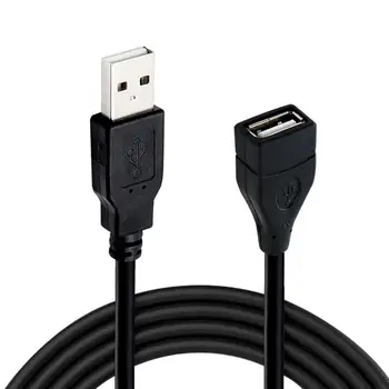 Удлинитель кабеля USB 2,0 0,6 м/1 м/1,5 м Проводная Линия Передачи данных Сверхскоростной Удлинитель данных для Дисплея-Проектора