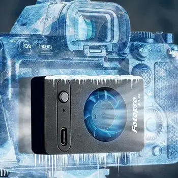 Универсальные вентиляторы для охлаждения камеры Fotopro Полупроводниковые Уменьшают нагрев для Sony Для камеры Canon Радиаторы для прямых трансляций в помещении